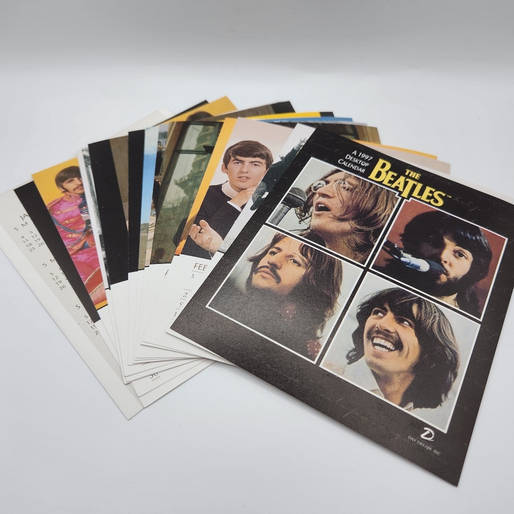Beatles Desk calendar 1997 and 2031